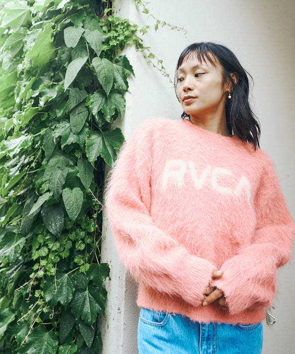 RVCA ウィメンズ BIG RVCA SHAGY KNIT セーター 【2026年秋冬モデル】
