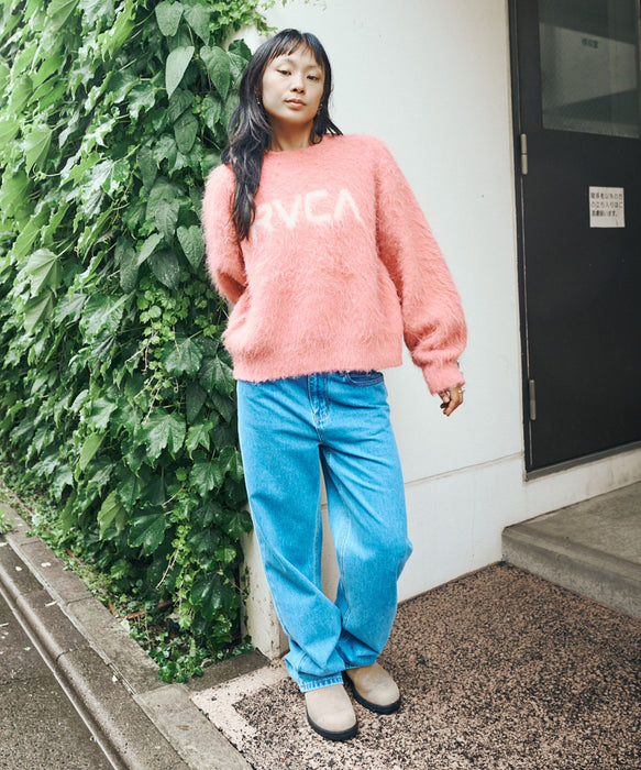 RVCA ウィメンズ BIG RVCA SHAGY KNIT セーター 【2026年秋冬モデル】