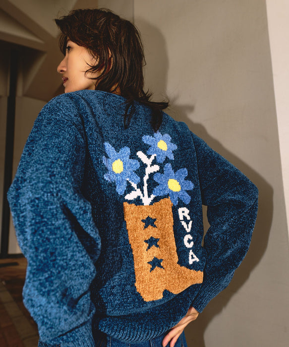 RVCA ウィメンズ JQ CARDIGAN KNIT セーター/カーディガン 【2026年秋冬モデル】