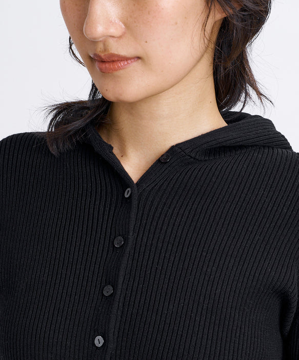 RVCA ウィメンズ SLIM ZIP HOODIE セーター 【2026年秋冬モデル】 BLK / M