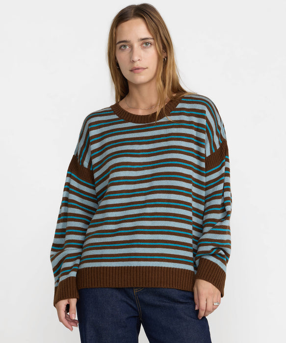RVCA ウィメンズ FRONTIER LS SWEATER セーター 【2026年秋冬モデル】 ANB / M