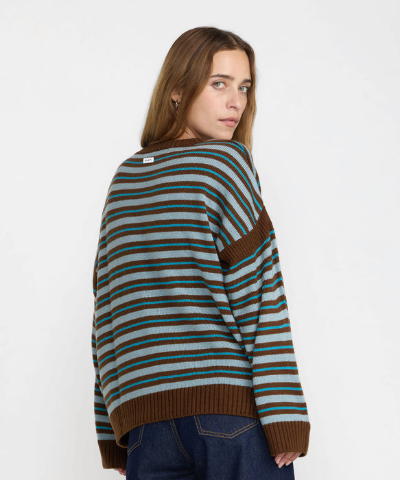 RVCA ウィメンズ FRONTIER LS SWEATER セーター 【2026年秋冬モデル】 ANB / M