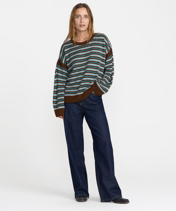 RVCA ウィメンズ FRONTIER LS SWEATER セーター 【2026年秋冬モデル】 ANB / M
