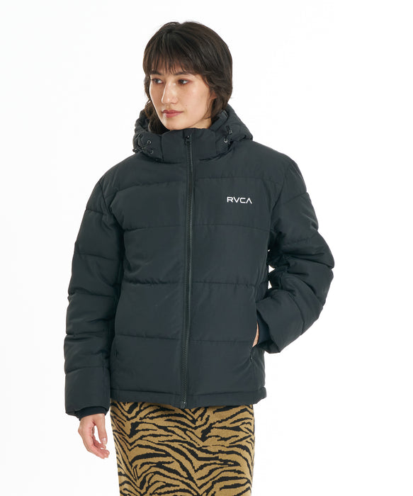 RVCA ウィメンズ BALANCE PUFFER ジャケット 【2026年秋冬モデル】 BLK / L