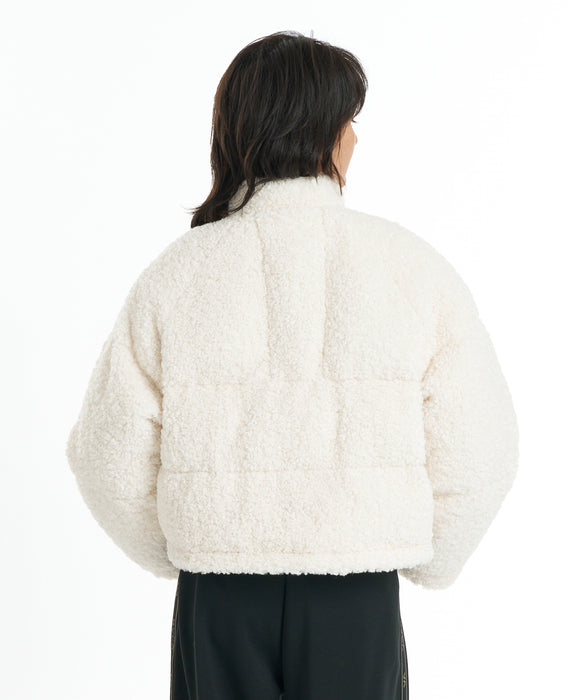 RVCA ウィメンズ FAUX FUR SHORT PUFFER JACKET ジャケット 【2026年秋冬モデル】 ANW / M