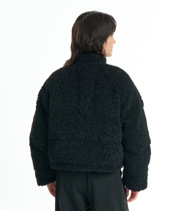 RVCA ウィメンズ FAUX FUR SHORT PUFFER JACKET ジャケット 【2026年秋冬モデル】 BLK / L