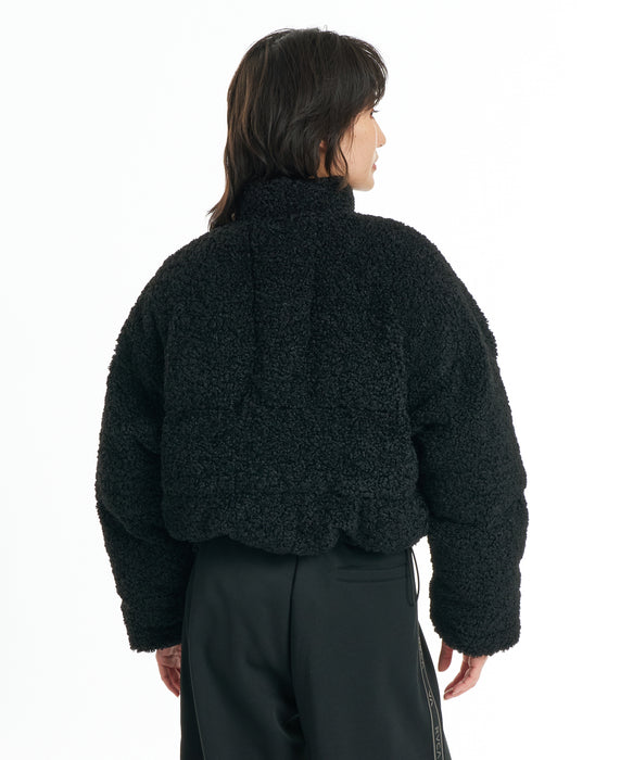 RVCA ウィメンズ FAUX FUR SHORT PUFFER JACKET ジャケット 【2026年秋冬モデル】 BLK / L