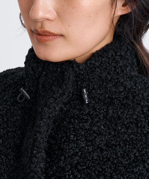 RVCA ウィメンズ FAUX FUR SHORT PUFFER JACKET ジャケット 【2026年秋冬モデル】 BLK / L