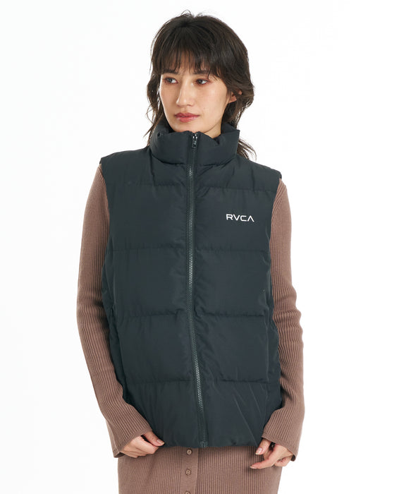 RVCA ウィメンズ BALANCE PUFFER VEST ベスト 【2026年秋冬モデル】 BLK / M