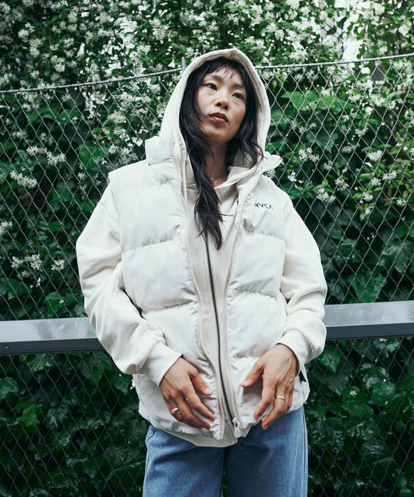RVCA ウィメンズ BALANCE PUFFER VEST 軽量高機能中綿 ベスト 【2026年秋冬モデル】