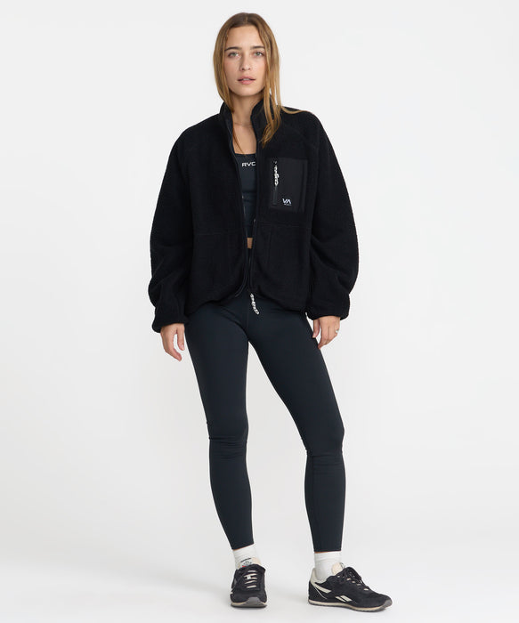 RVCA ウィメンズ VA POLAR FLEECE JACKET スウェットジャケット 【2026年秋冬モデル】 RVB / M
