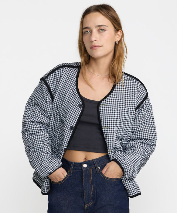 RVCA ウィメンズ HUDSON REVERSIBLE LINER JACKET ジャケット 【2026年秋冬モデル】 OLV / S