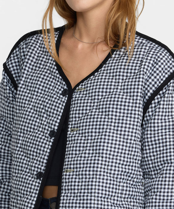 RVCA ウィメンズ HUDSON REVERSIBLE LINER JACKET ジャケット 【2026年秋冬モデル】 OLV / S