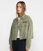 RVCA ウィメンズ RESERVE LS OVERSHIRT 長袖シャツ 【2026年秋冬モデル】 OLV / S