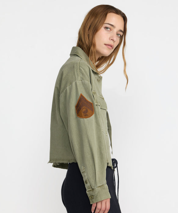 RVCA ウィメンズ RESERVE LS OVERSHIRT 長袖シャツ 【2026年秋冬モデル】 OLV / S
