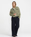 RVCA ウィメンズ RESERVE LS OVERSHIRT 長袖シャツ 【2026年秋冬モデル】 OLV / S