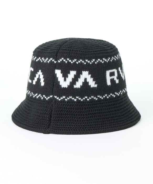 RVCA ウィメンズ CROCHE GRANMA KNIT HAT ハット 【2026年秋冬モデル】 BLK / F