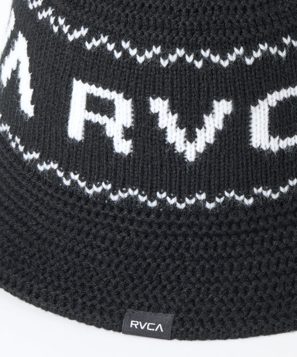 RVCA ウィメンズ CROCHE GRANMA KNIT HAT ハット 【2026年秋冬モデル】 BLK / F