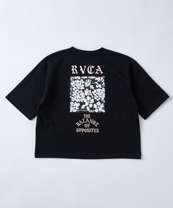 RVCA キッズ ガールズ OLD E BOX RVCA SS GIRLS Tシャツ 【2026年春夏モデル】