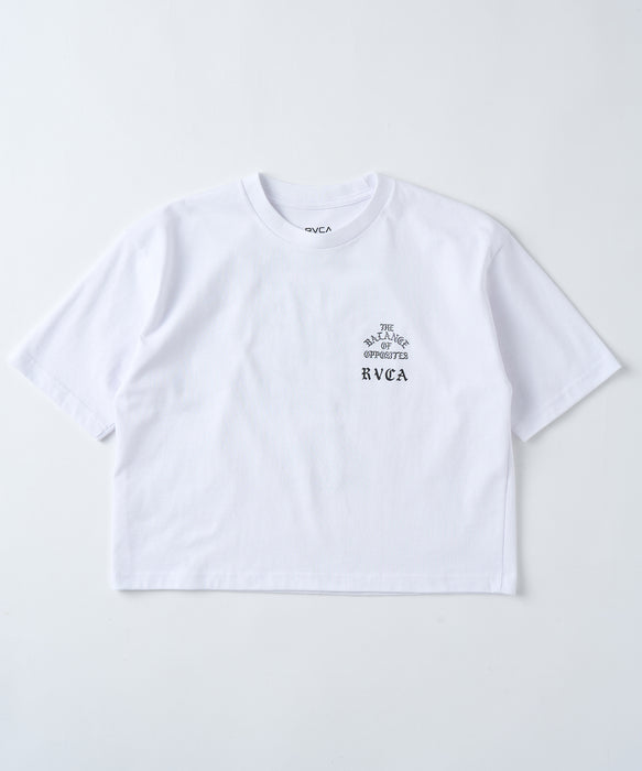 RVCA キッズ ガールズ OLD E BOX RVCA SS GIRLS Tシャツ 【2026年春夏モデル】
