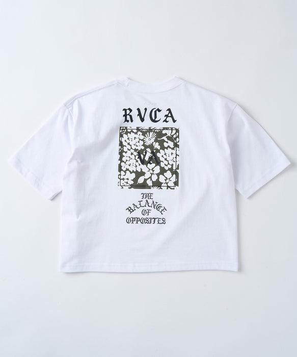 RVCA キッズ ガールズ OLD E BOX RVCA SS GIRLS Tシャツ 【2026年春夏モデル】