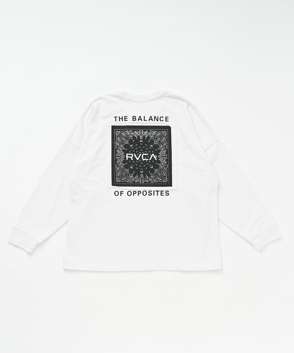 RVCA キッズ BANDANA BALANCE CRAST LT ロンT 【2026年秋冬モデル】