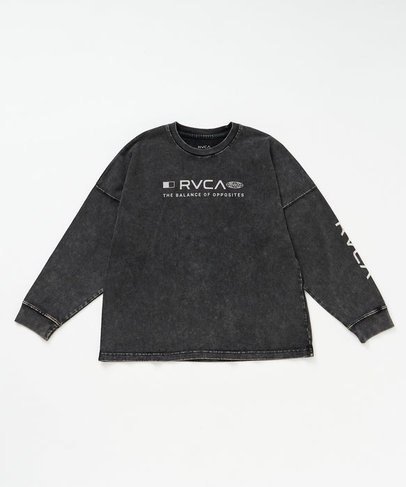 RVCA キッズ STRAIGHT HEX LT ロンT 【2026年秋冬モデル】