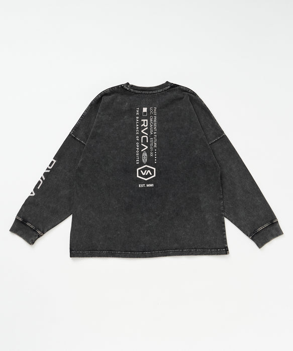 RVCA キッズ STRAIGHT HEX LT ロンT 【2026年秋冬モデル】