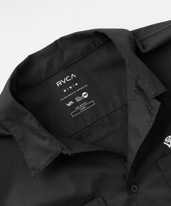 RVCA メンズ LIONS TOKYO EDITION SHIRT 半袖シャツ 【2026年夏モデル】