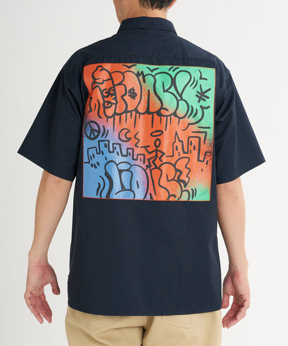 RVCA メンズ LIONS TOKYO EDITION SHIRT 半袖シャツ 【2026年夏モデル】
