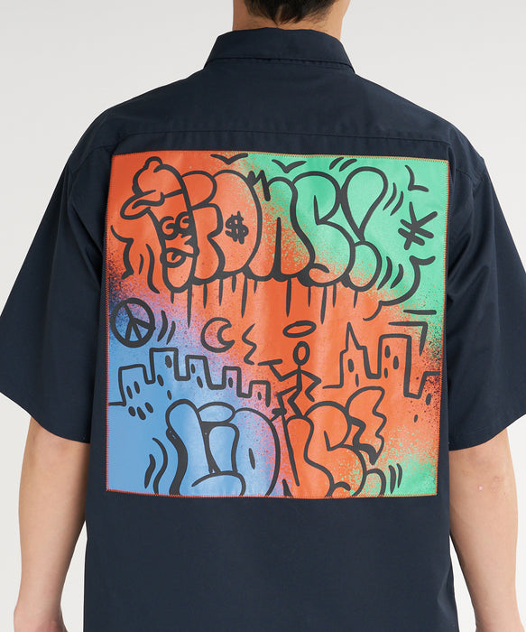 RVCA メンズ LIONS TOKYO EDITION SHIRT 半袖シャツ 【2026年夏モデル】
