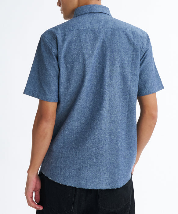 RVCA メンズ ROSA CHAMBRAY 半袖シャツ 【2026年夏モデル】 IND / XL