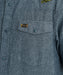 RVCA メンズ ROSA CHAMBRAY 半袖シャツ 【2026年夏モデル】 IND / XL
