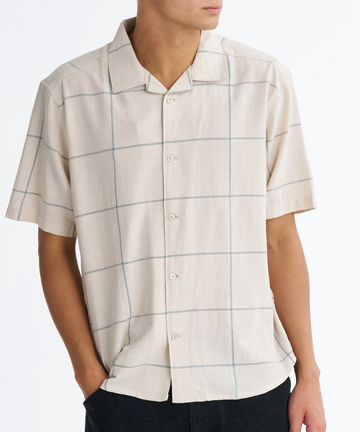 RVCA メンズ VACANCY PLAID SS 半袖シャツ 【2026年夏モデル】 CER / XL