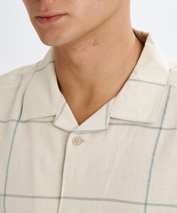 RVCA メンズ VACANCY PLAID SS 半袖シャツ 【2026年夏モデル】 CER / XL