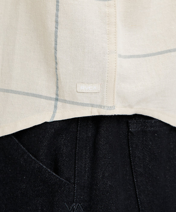 RVCA メンズ VACANCY PLAID SS 半袖シャツ 【2026年夏モデル】 CER / XL
