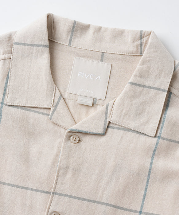 RVCA メンズ VACANCY PLAID SS 半袖シャツ 【2026年夏モデル】 CER / XL