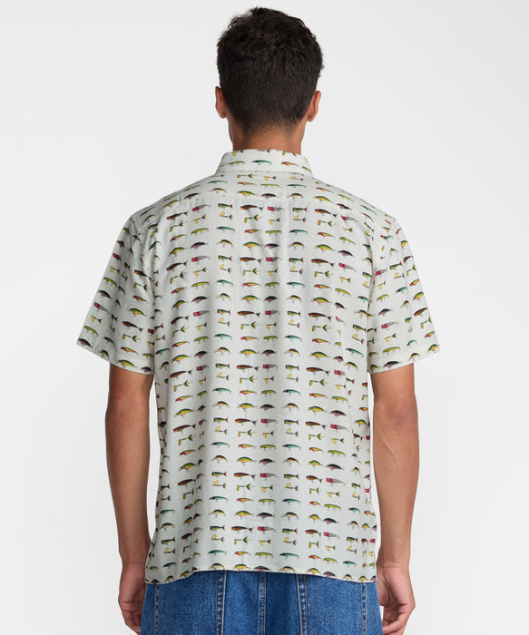【SALE】RVCA メンズ TACKLE SHOP SS 半袖シャツ 【2026年夏モデル】