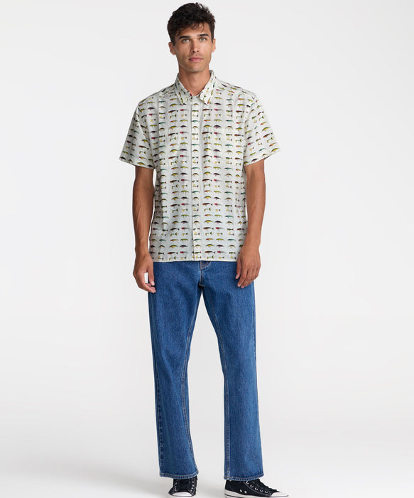 【SALE】RVCA メンズ TACKLE SHOP SS 半袖シャツ 【2026年夏モデル】