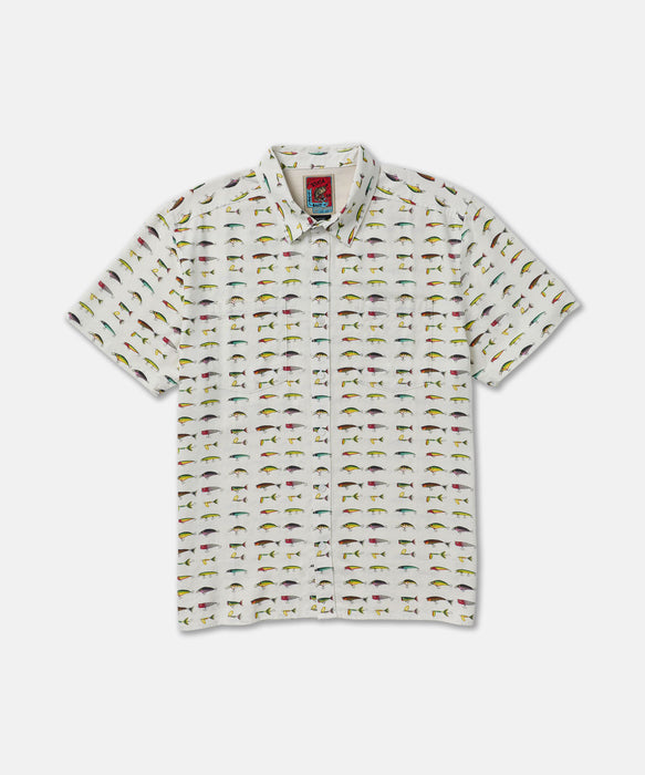 RVCA メンズ TACKLE SHOP SS 半袖シャツ 【2026年夏モデル】