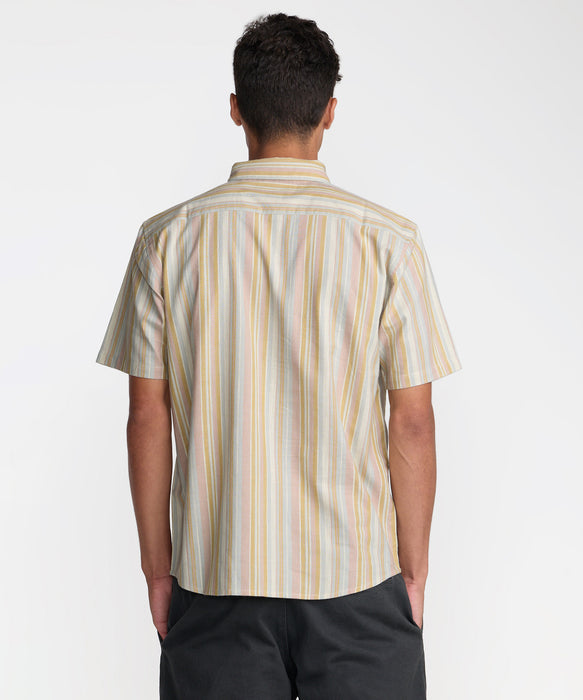 RVCA メンズ TALUM SS 半袖シャツ 【2026年夏モデル】 CER / XL