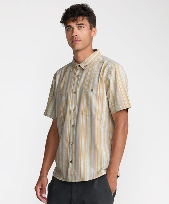 RVCA メンズ TALUM SS 半袖シャツ 【2026年夏モデル】 CER / XL