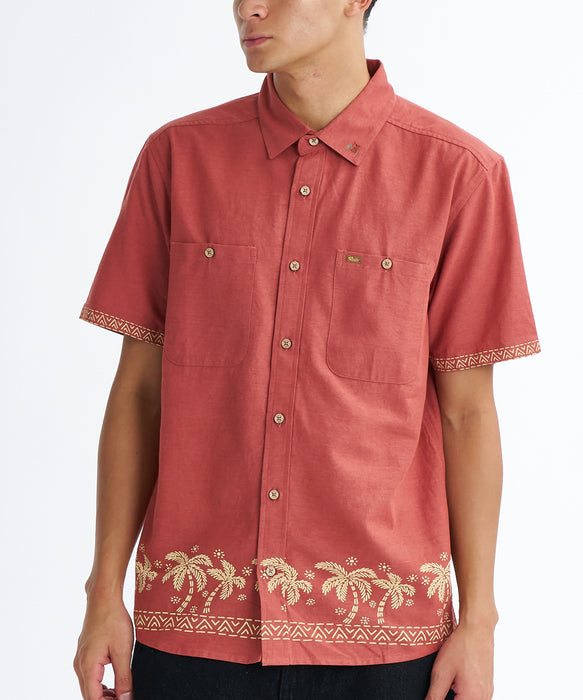 RVCA メンズ TALUM SS 半袖シャツ 【2026年夏モデル】 DYR / XL
