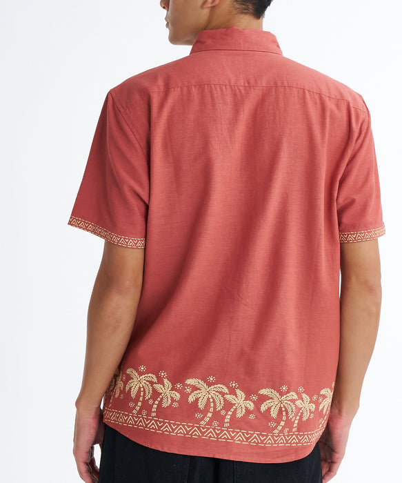 RVCA メンズ TALUM SS 半袖シャツ 【2026年夏モデル】 DYR / XL