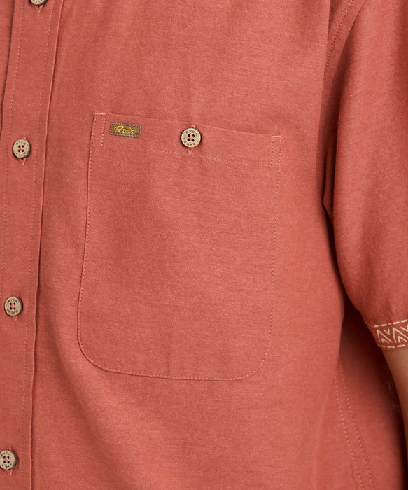 RVCA メンズ TALUM SS 半袖シャツ 【2026年夏モデル】 DYR / XL