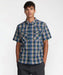 RVCA メンズ DAYSHIFT TRUNKIN PLAID SS 半袖シャツ 【2026年夏モデル】 DDN / XL