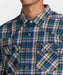 RVCA メンズ DAYSHIFT TRUNKIN PLAID SS 半袖シャツ 【2026年夏モデル】 DDN / XL