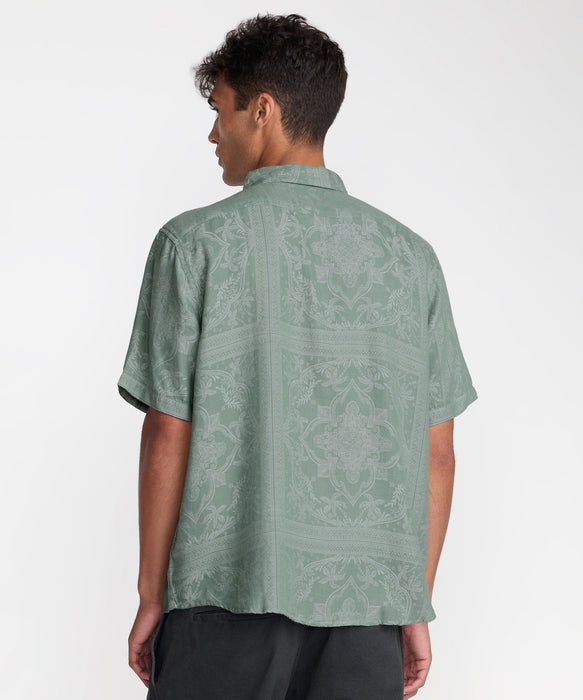 RVCA メンズ MELLOWIST SS 半袖シャツ 【2026年夏モデル】 JDE / XL
