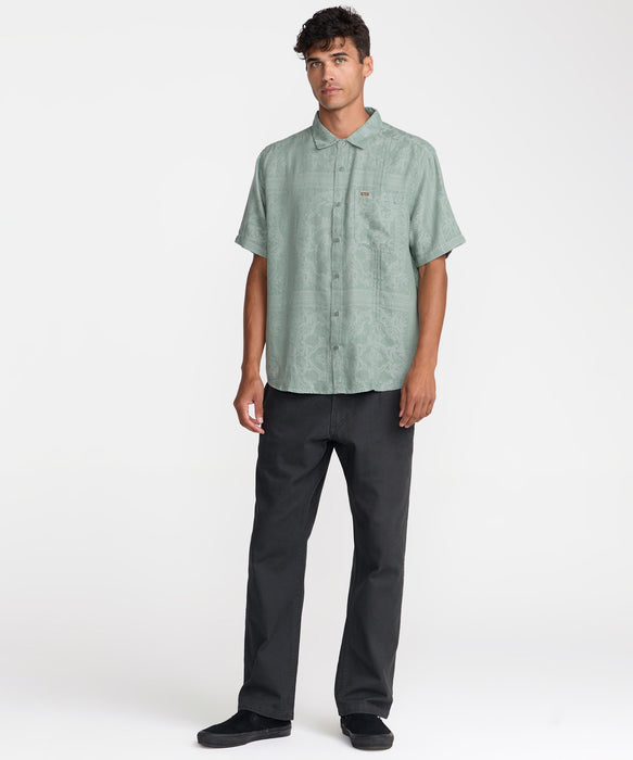 RVCA メンズ MELLOWIST SS 半袖シャツ 【2026年夏モデル】 JDE / XL