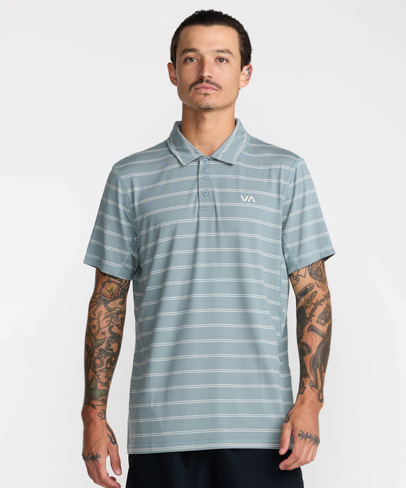 RVCA メンズ SPORT VENT POLO ポロシャツ 【2026年夏モデル】 LED1 / XL